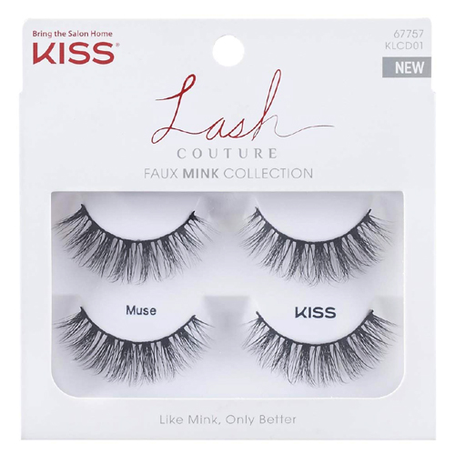 KISS Lash Couture Double Pack Faux Mink Muse  KISS Lash Couture Double Pack Faux Mink Muse